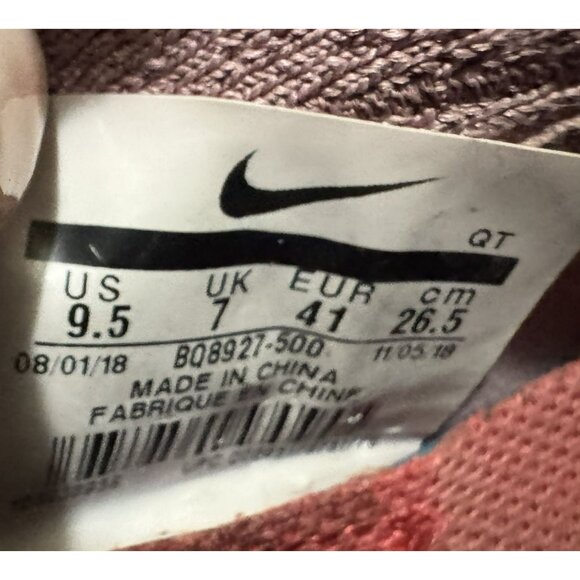 Nike Womens Epic React Flyknit 2 Plum Dust 2019 BQ8927-500 Size 9.5 - Picture 8 of 9